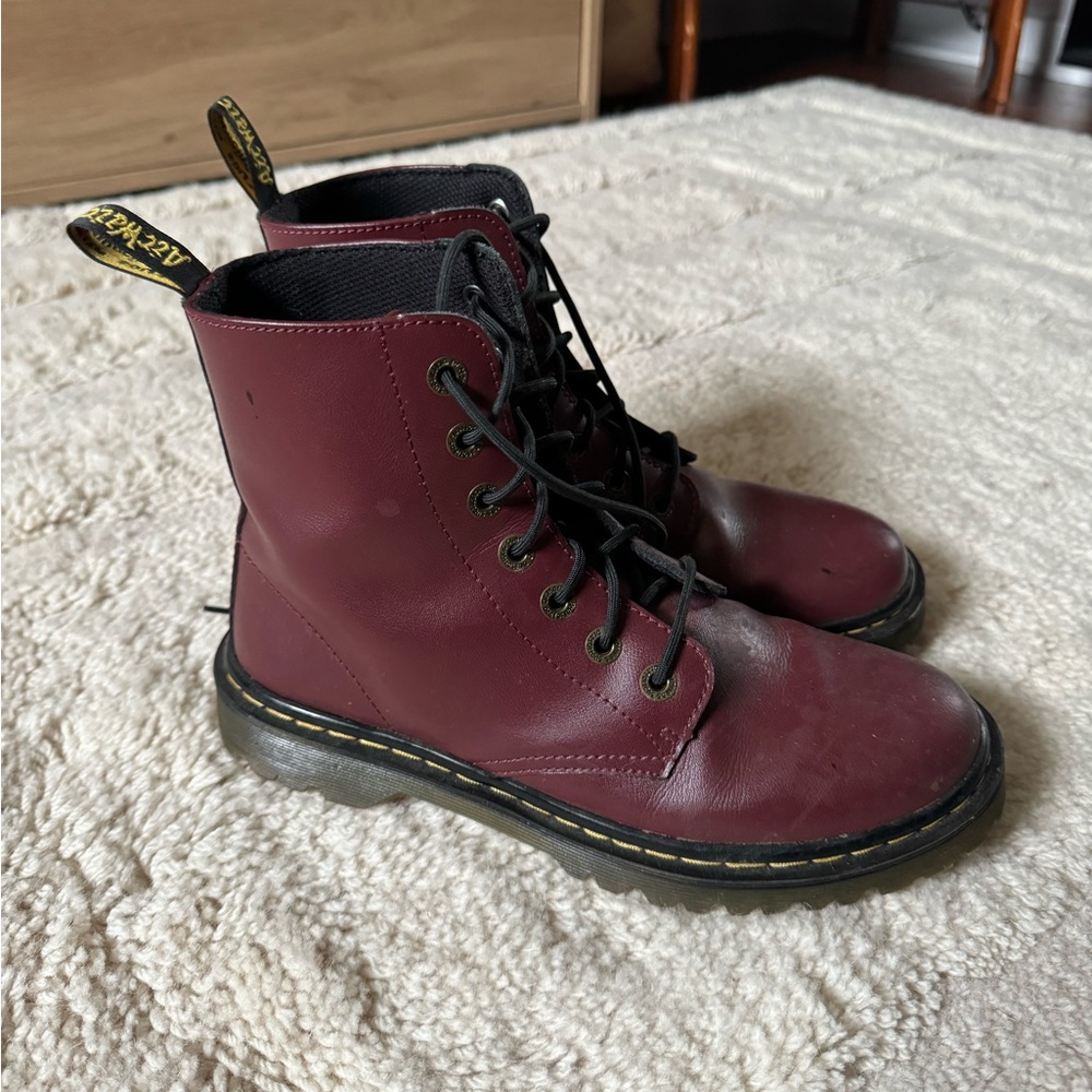 Burgundy Dr Martens